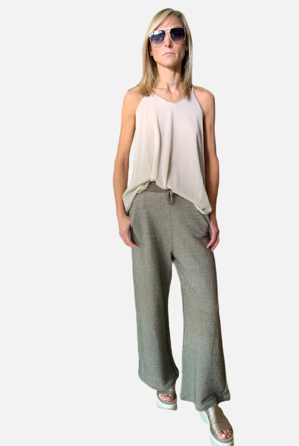 Wide Leg Pants - Multi by Transit Par-Such | 25 South Boutiques