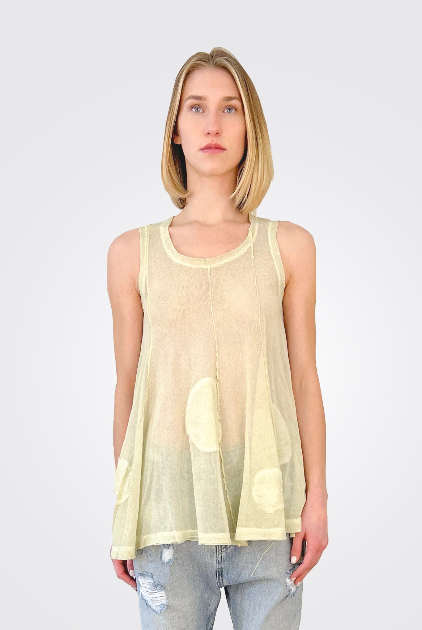 Raw Detail Tank - Pearl Print by Rundholz | 25 South Boutiques