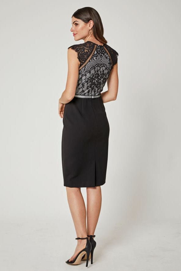 Penny Dress - Black / Platinum by Catherine Deane — alternate view