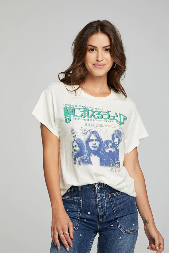 Pink Floyd Julia Dream Tee - Coconut Milk by Chaser — view 3