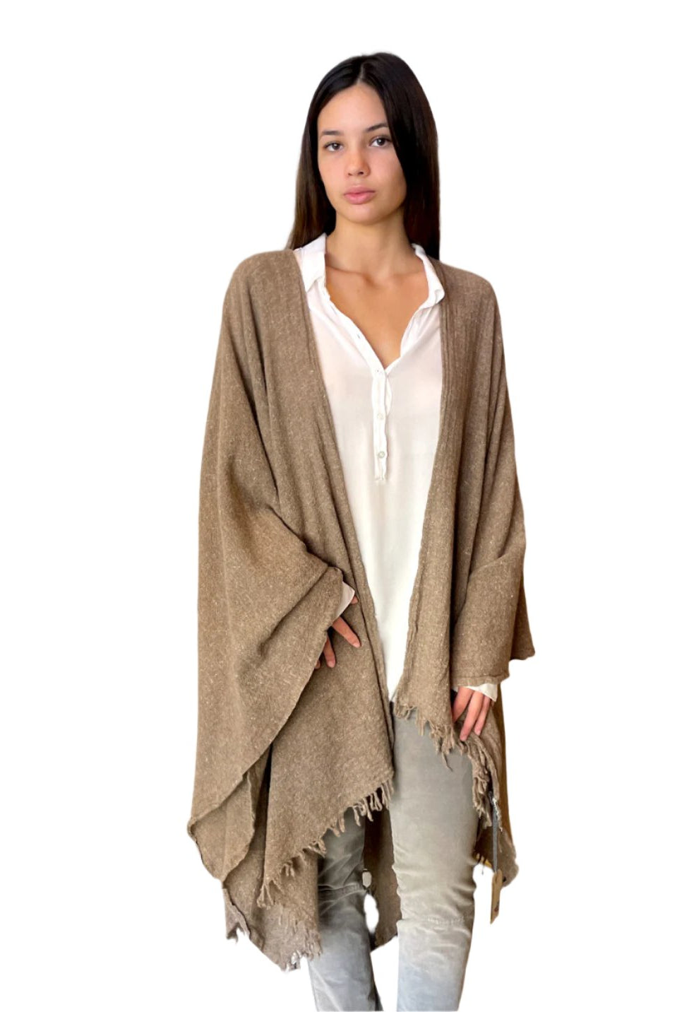 Heather Poncho - Brownish by Private 0204 | 25 South Boutiques