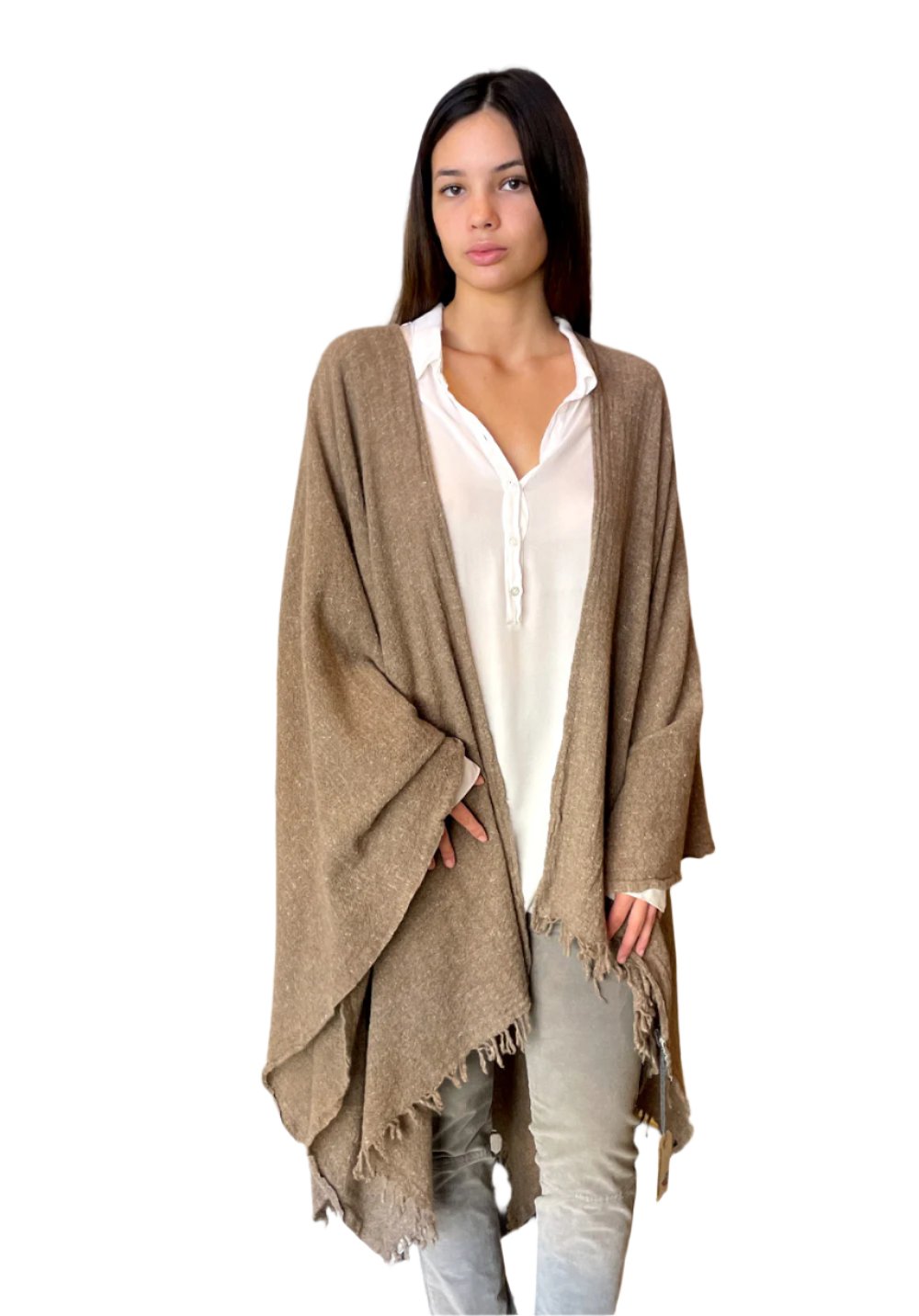 Heather Poncho - Brownish by Private 0204 | 25 South Boutiques