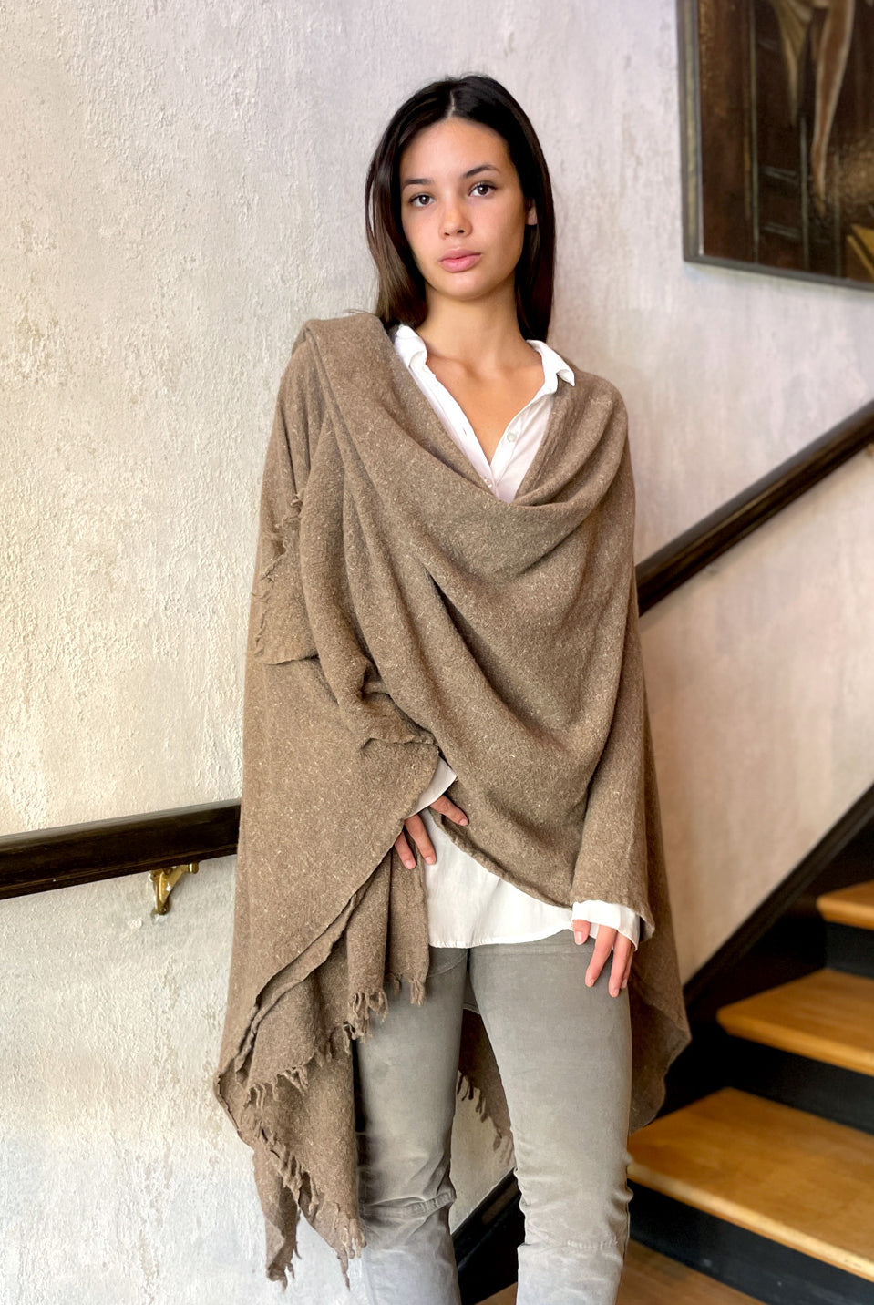 Heather Poncho - Brownish by Private 0204 — alternate view