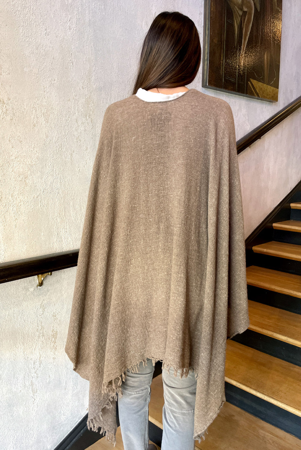Heather Poncho - Brownish by Private 0204 — view 3