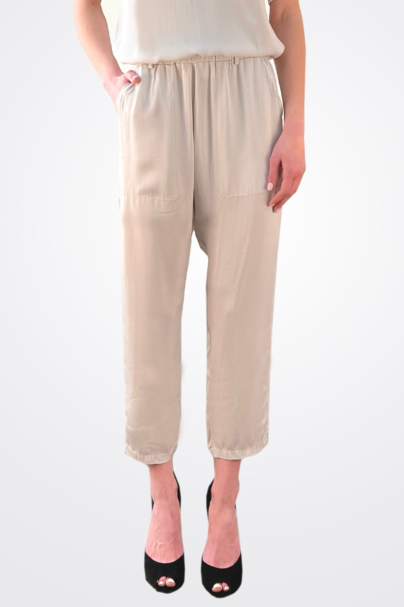Silk Trousers - Pearl by Private 0204 — view 4