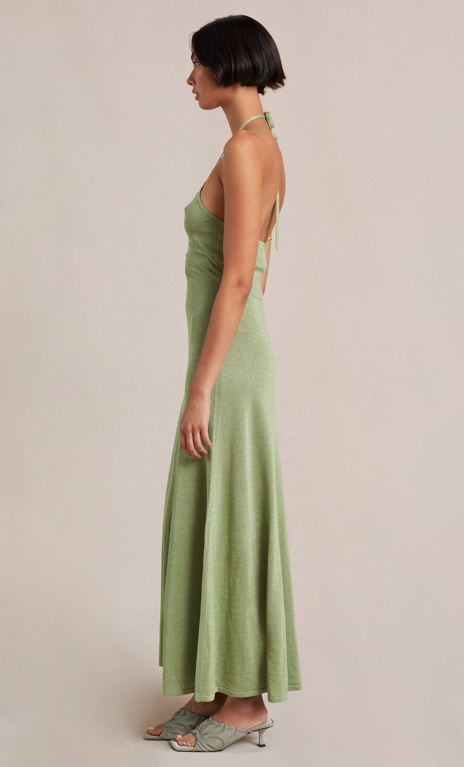 Indya Knit Maxi Dress - Pistachio by Bec & Bridge — view 4