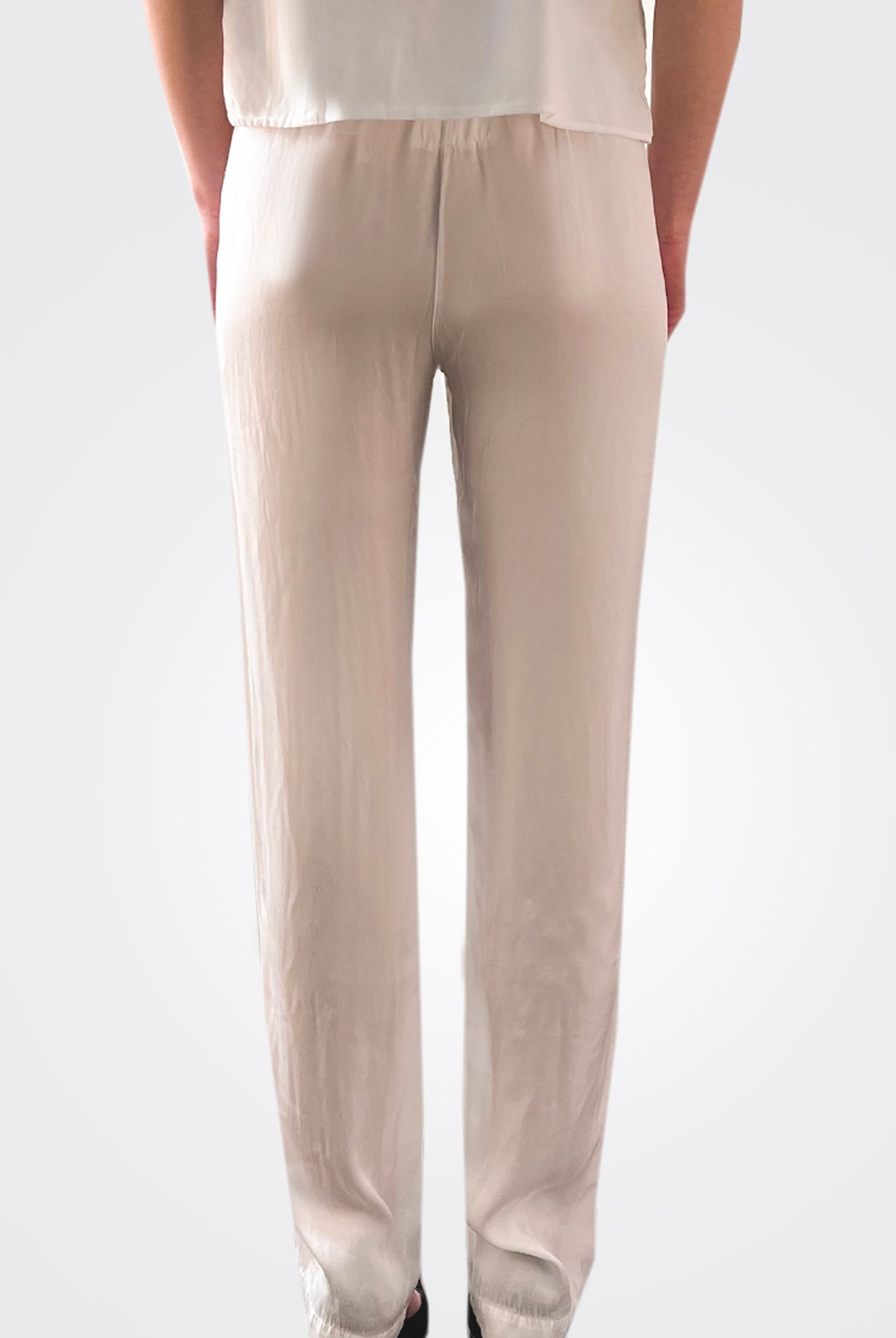 Silk Tapered Trousers - Sandy by Private 0204 — view 3