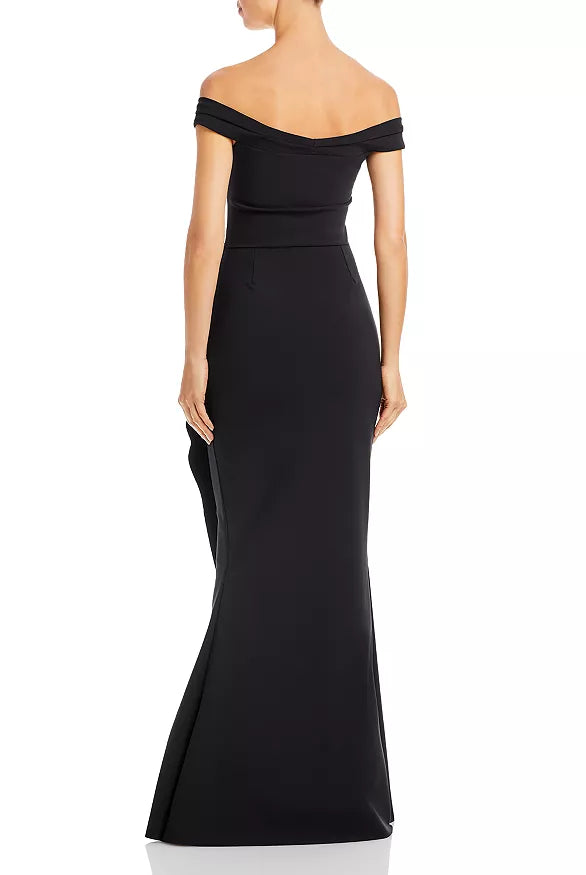 Radoslava Long Dress - Black by Chiara Boni — alternate view