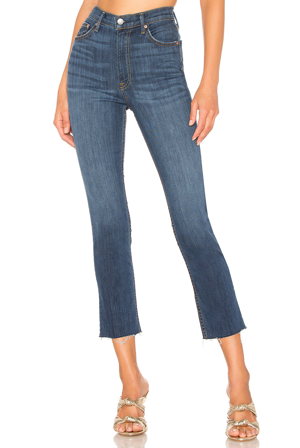 Reed Cropped Jeans - Night Light by Grlfrnd | 25 South Boutiques