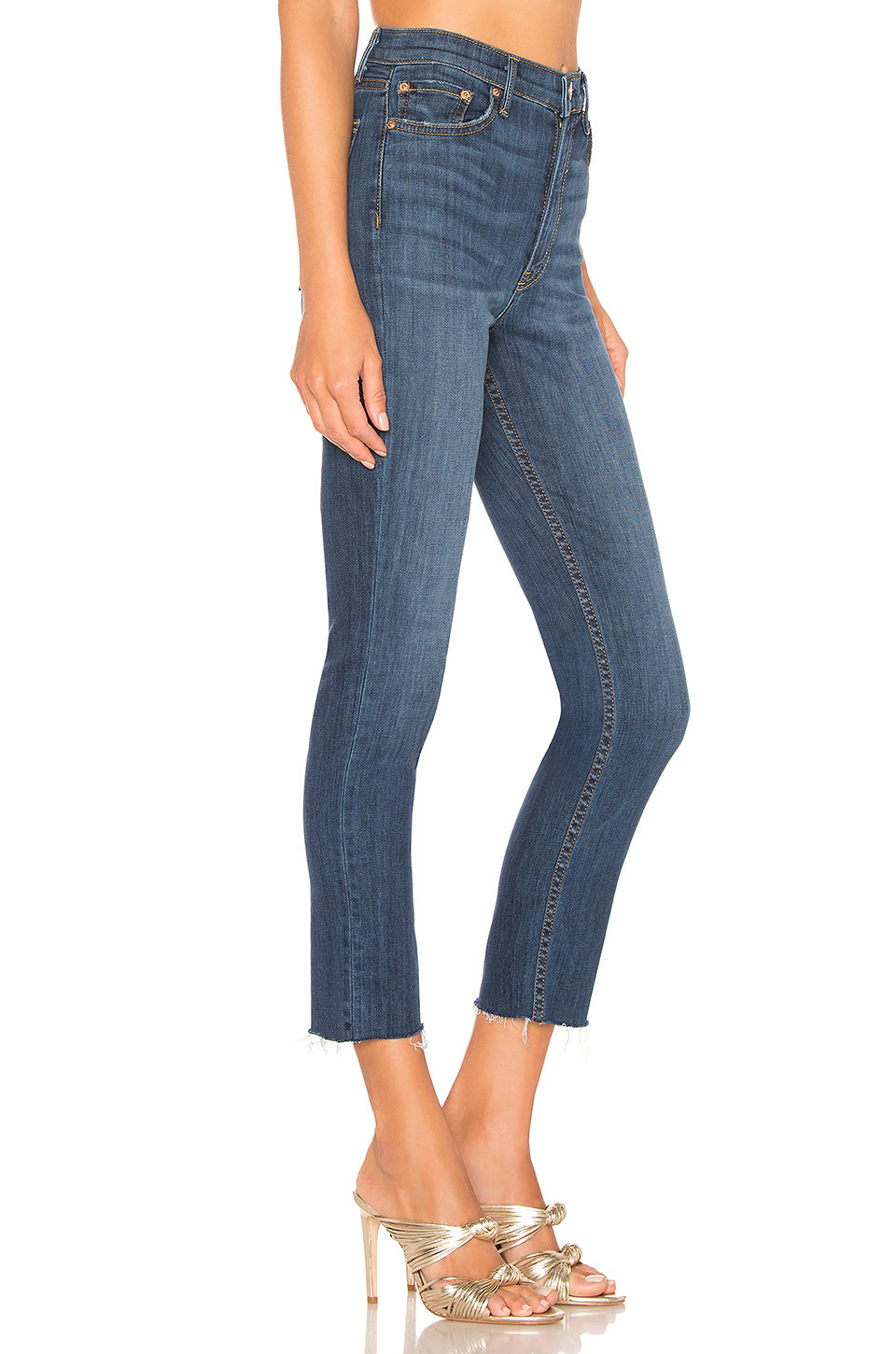 Reed Cropped Jeans - Night Light by Grlfrnd — alternate view