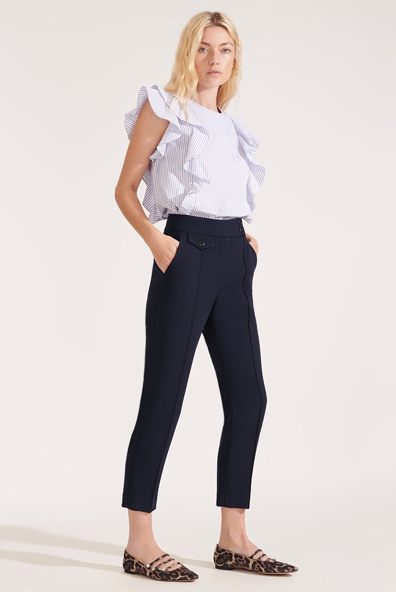 Renzo Pant - Navy by Veronica Beard — alternate view