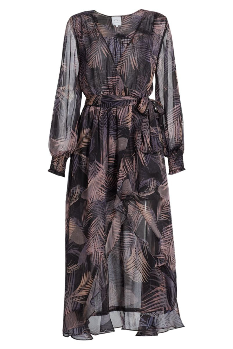 Rocky Dress - San Miguel Palm Chiffon by Misa — view 3