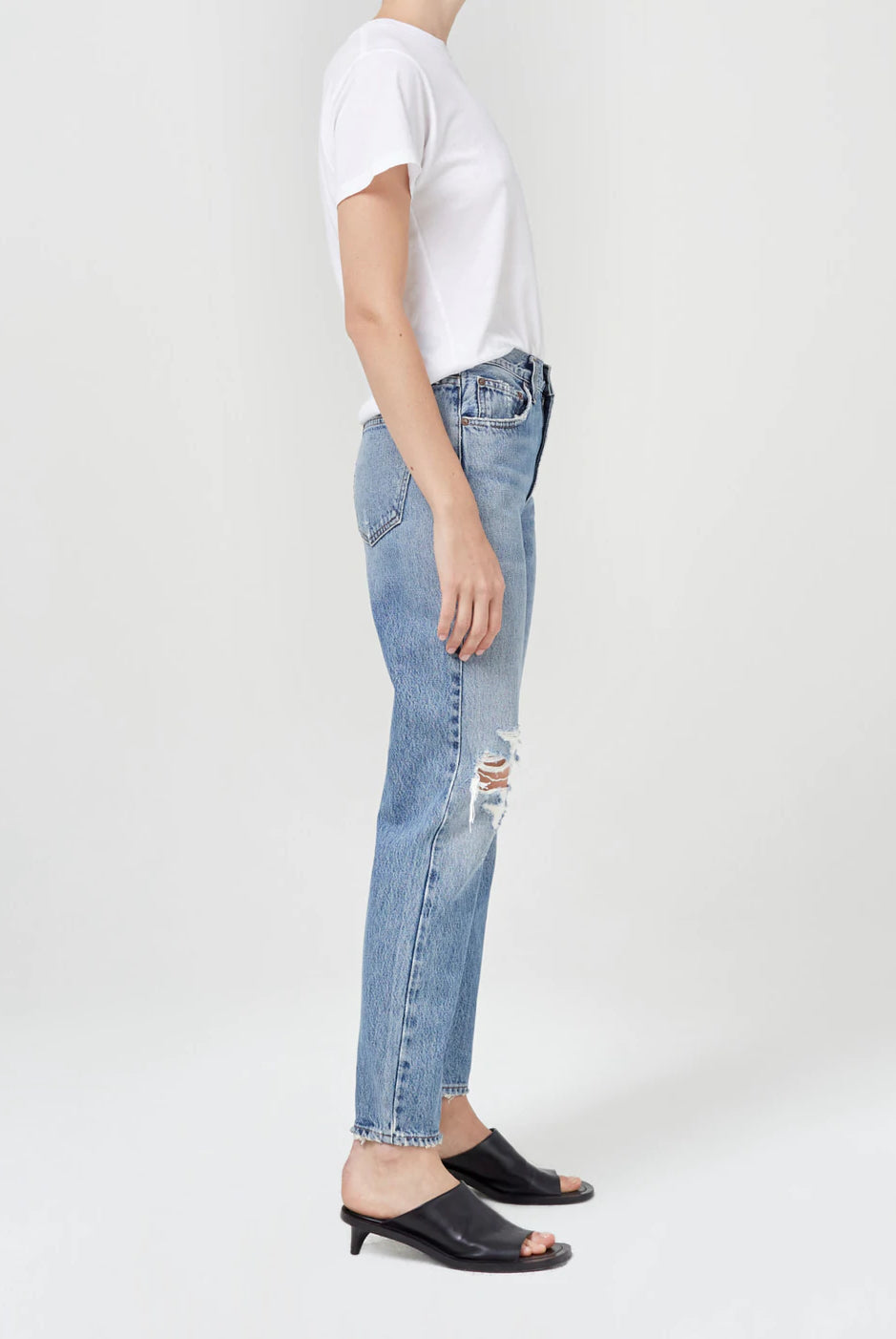 Mia Mid Rise Straight - Rule by AGOLDE — view 3