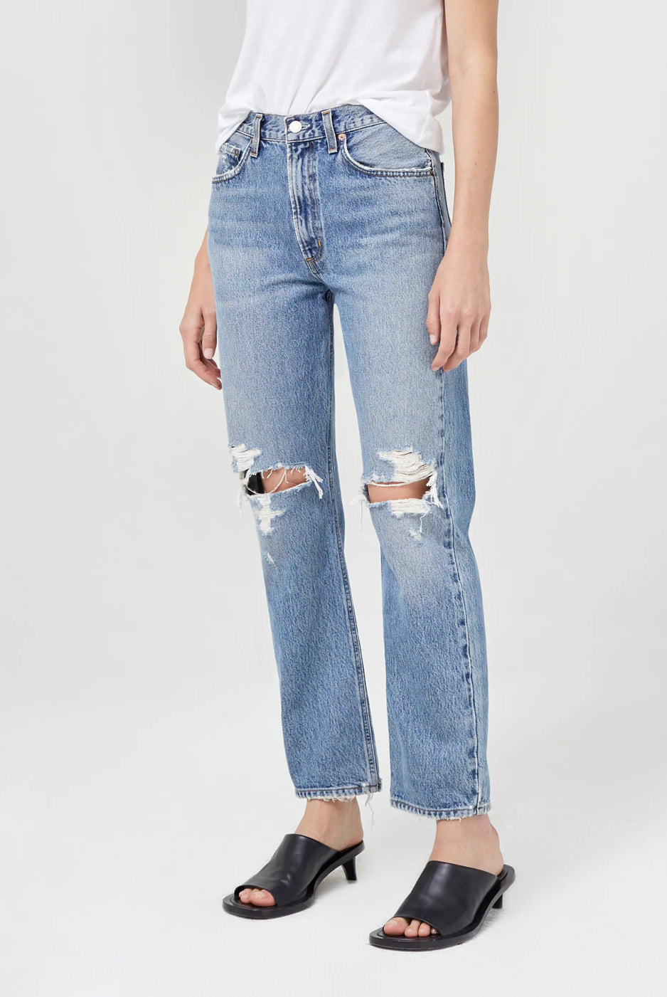 Mia Mid Rise Straight - Rule by AGOLDE — view 4