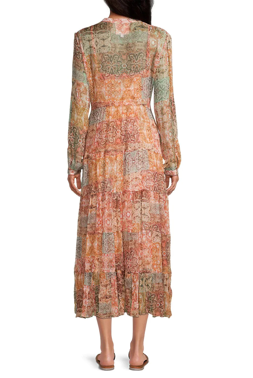 Sabrina Tiered Dress - Multi by Johnny Was — alternate view