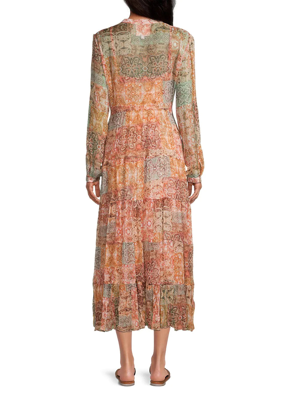 Sabrina Tiered Dress - Multi by Johnny Was — alternate view