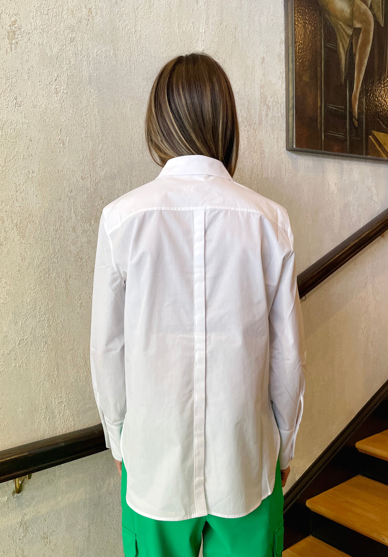 Eleni Shirt - Optical White by Hana San — alternate view