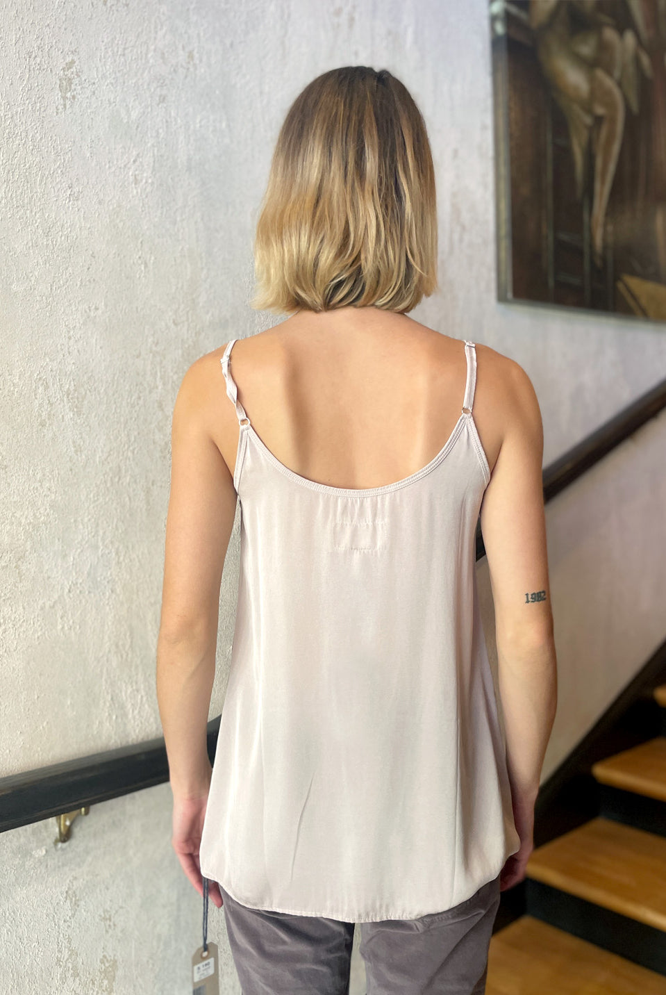 Silk Tank - Sand by Private 0204 — view 4
