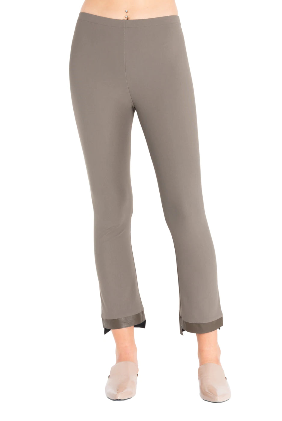 Olga Cropped Flare Pant - Seagrass by Elaine Kim | 25 South Boutiques