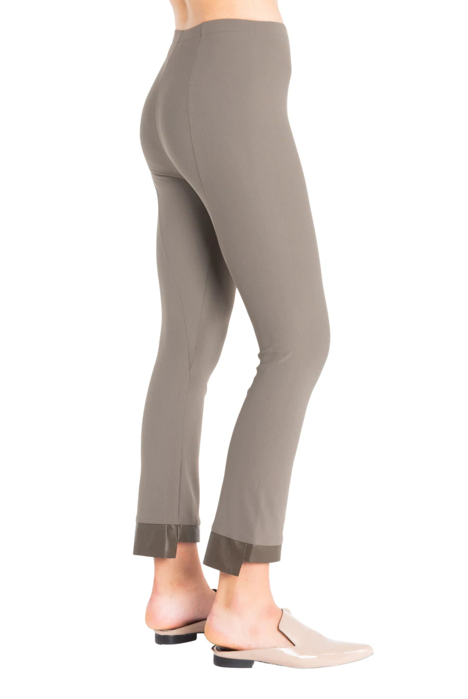 Olga Cropped Flare Pant - Seagrass by Elaine Kim — alternate view
