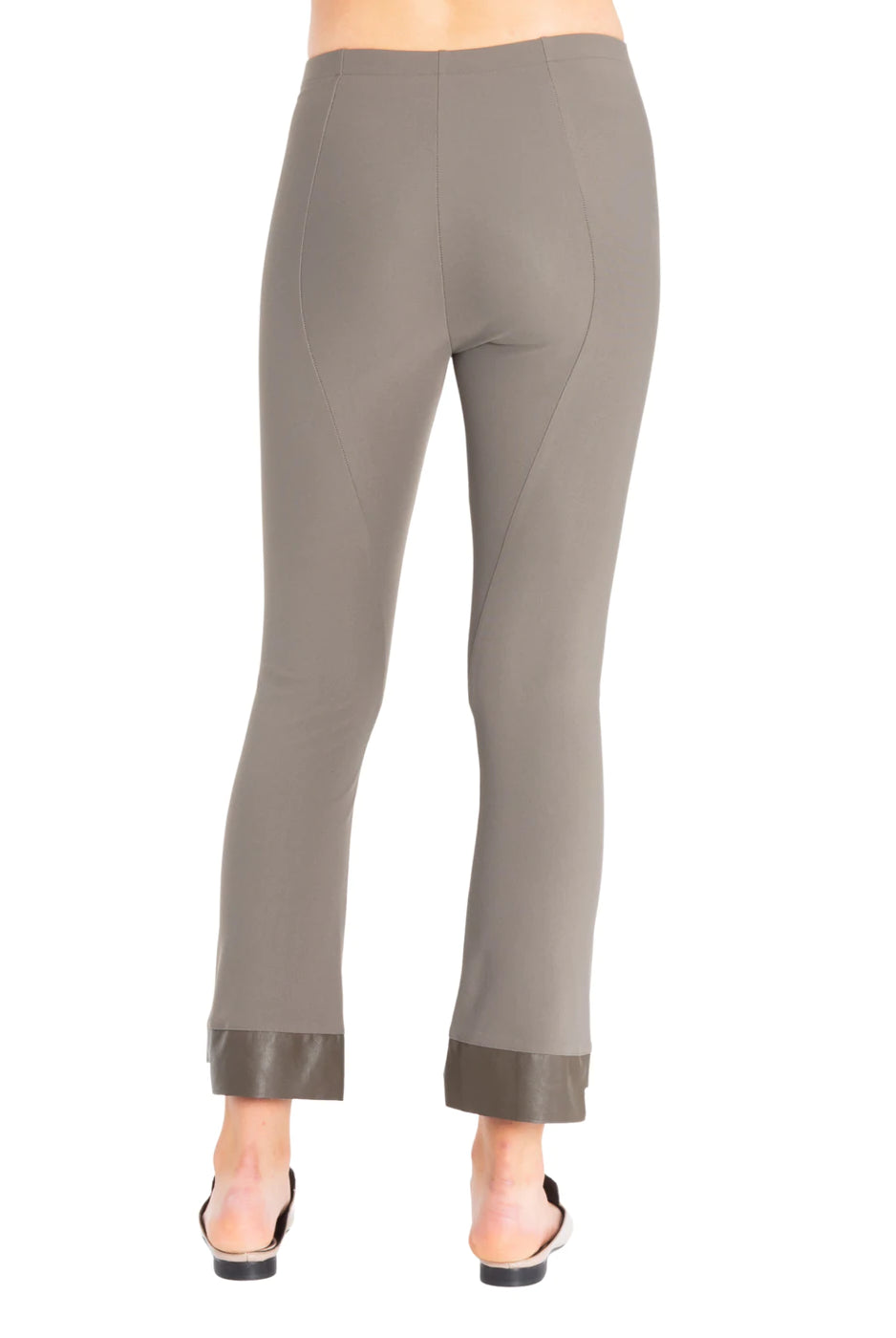Olga Cropped Flare Pant - Seagrass by Elaine Kim — view 3