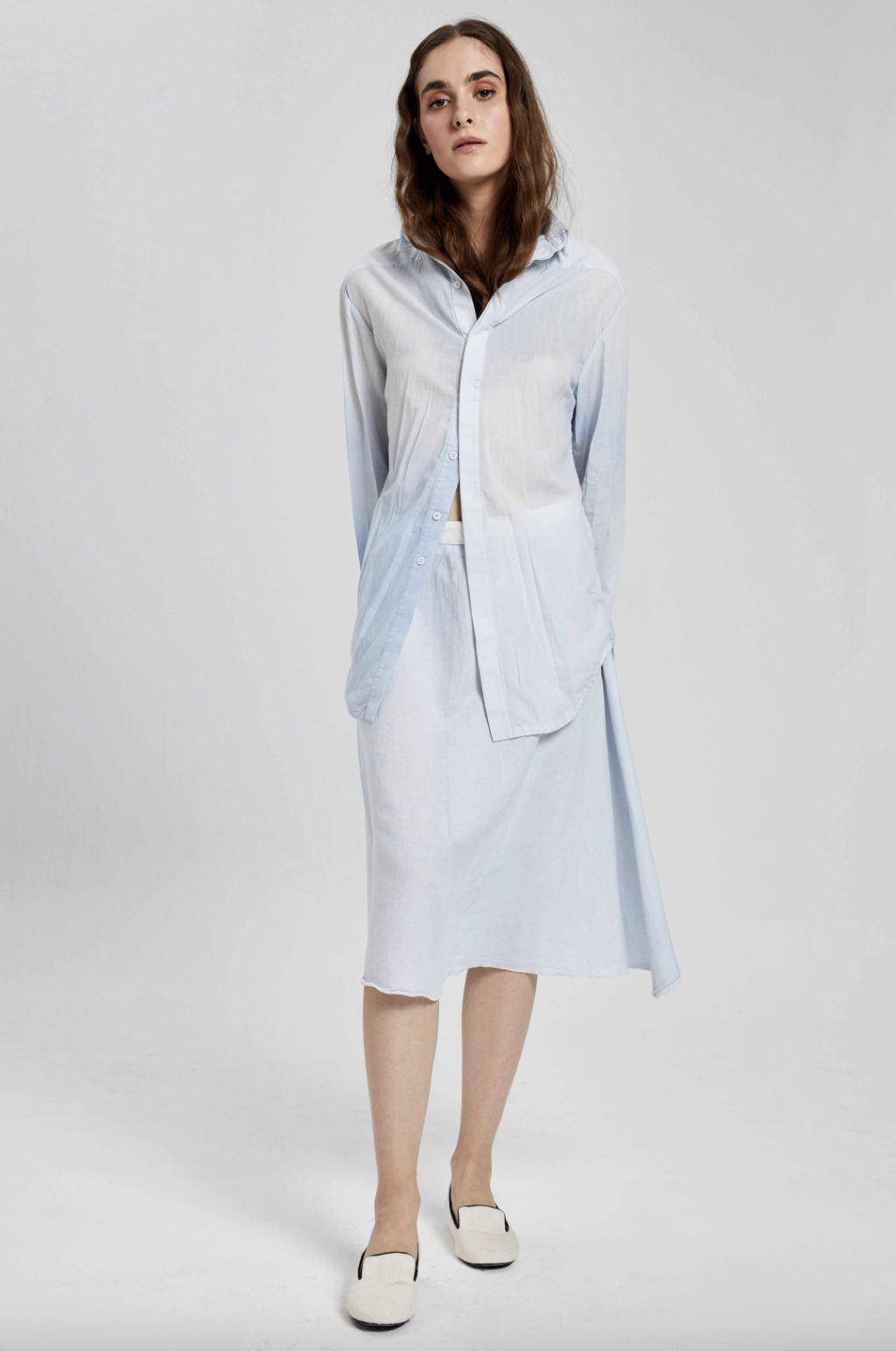 Cotton Shirt - Original Ice Blue by Umit Unal — view 4
