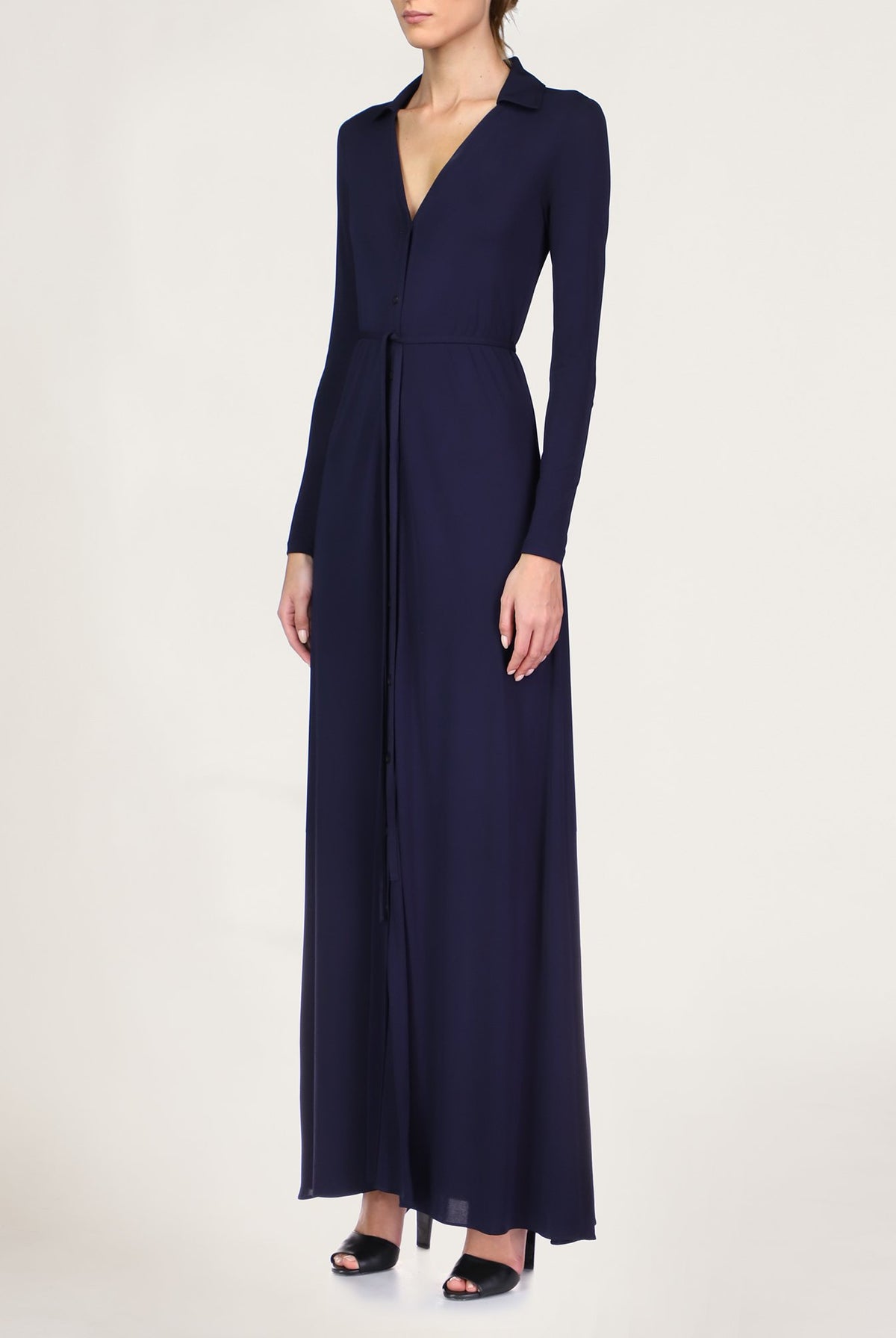 Savanah Shirt Dress - Ink by Halston — alternate view