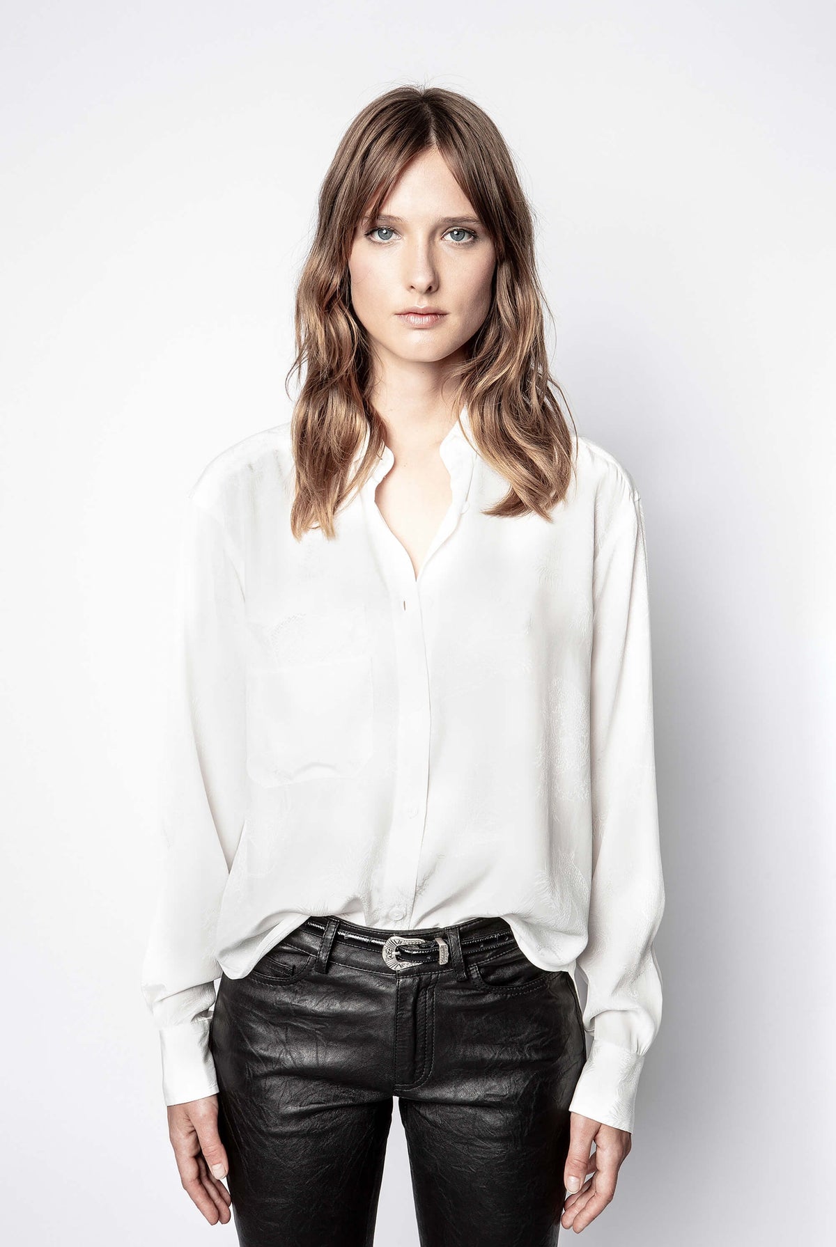 Tais Jac Leo Bisous Shirt - White by Zadig & Voltaire | 25 South Boutiques