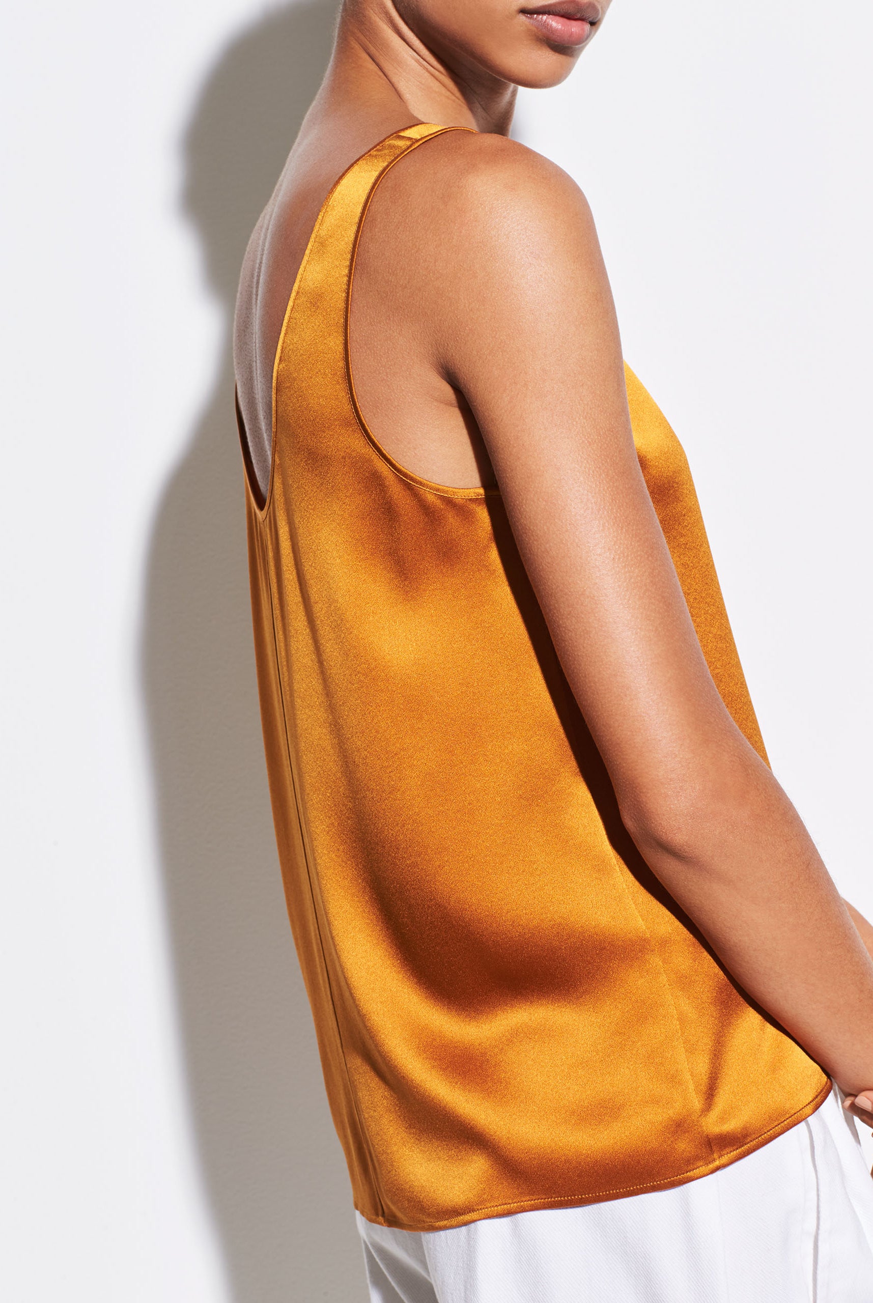 Satin Tank - Sienna by Vince — view 3