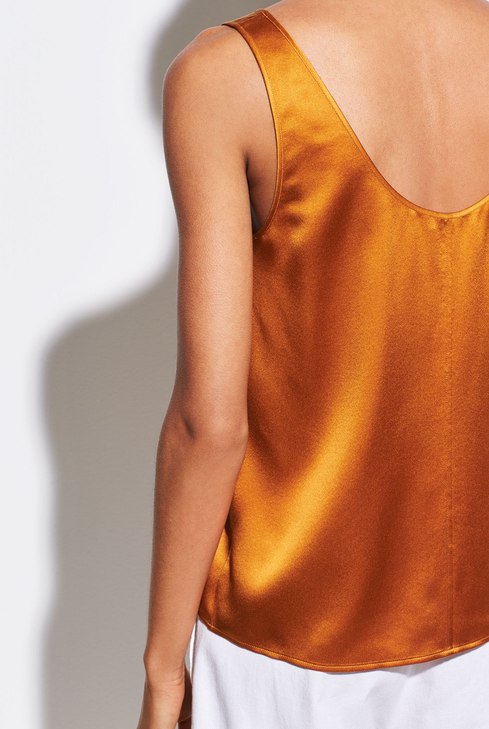 Satin Tank - Sienna by Vince — view 4