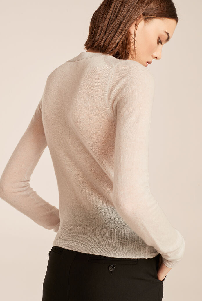 Ruche Cardigan - Silver by Rebecca Taylor — view 3