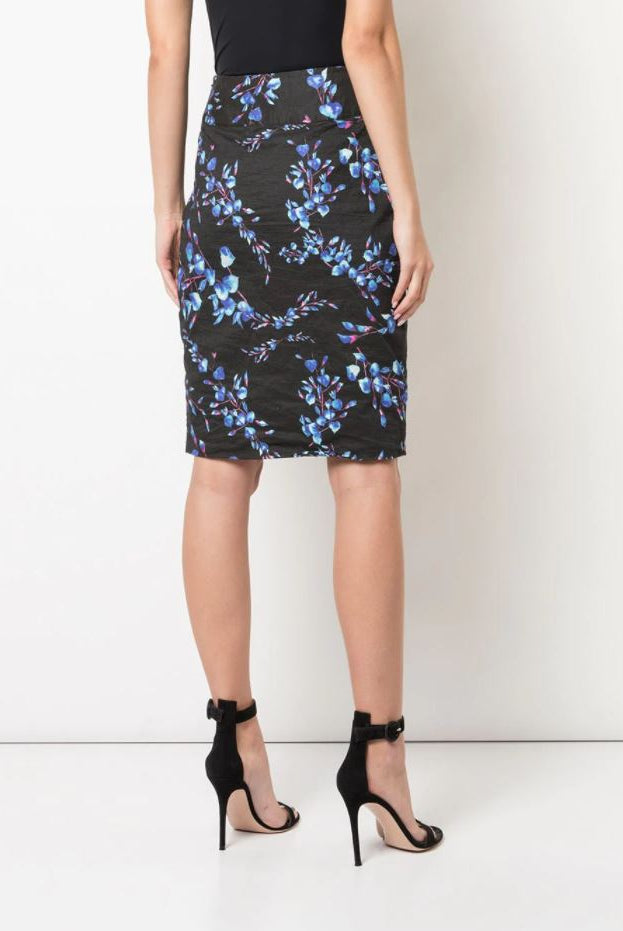 Blossom Skirt - Black / Multi by Nicole Miller — view 3