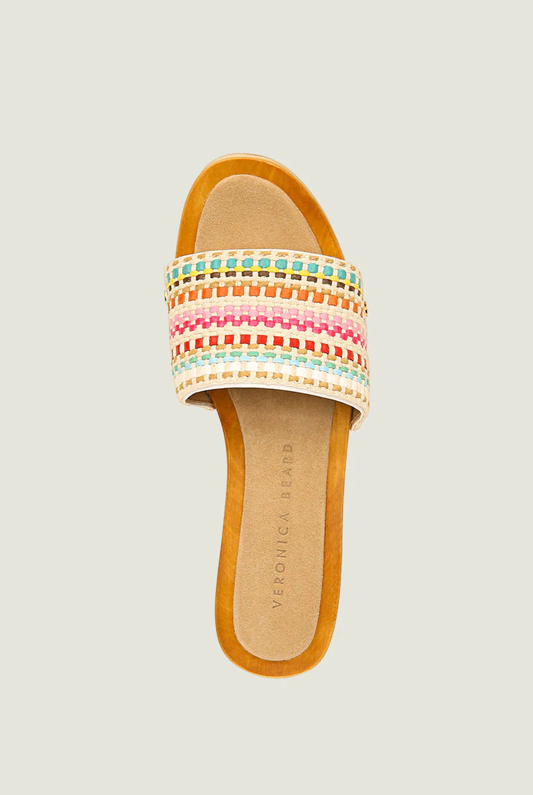 Hannalee Woven Sandal - Snow Multicolor by Veronica Beard — view 3