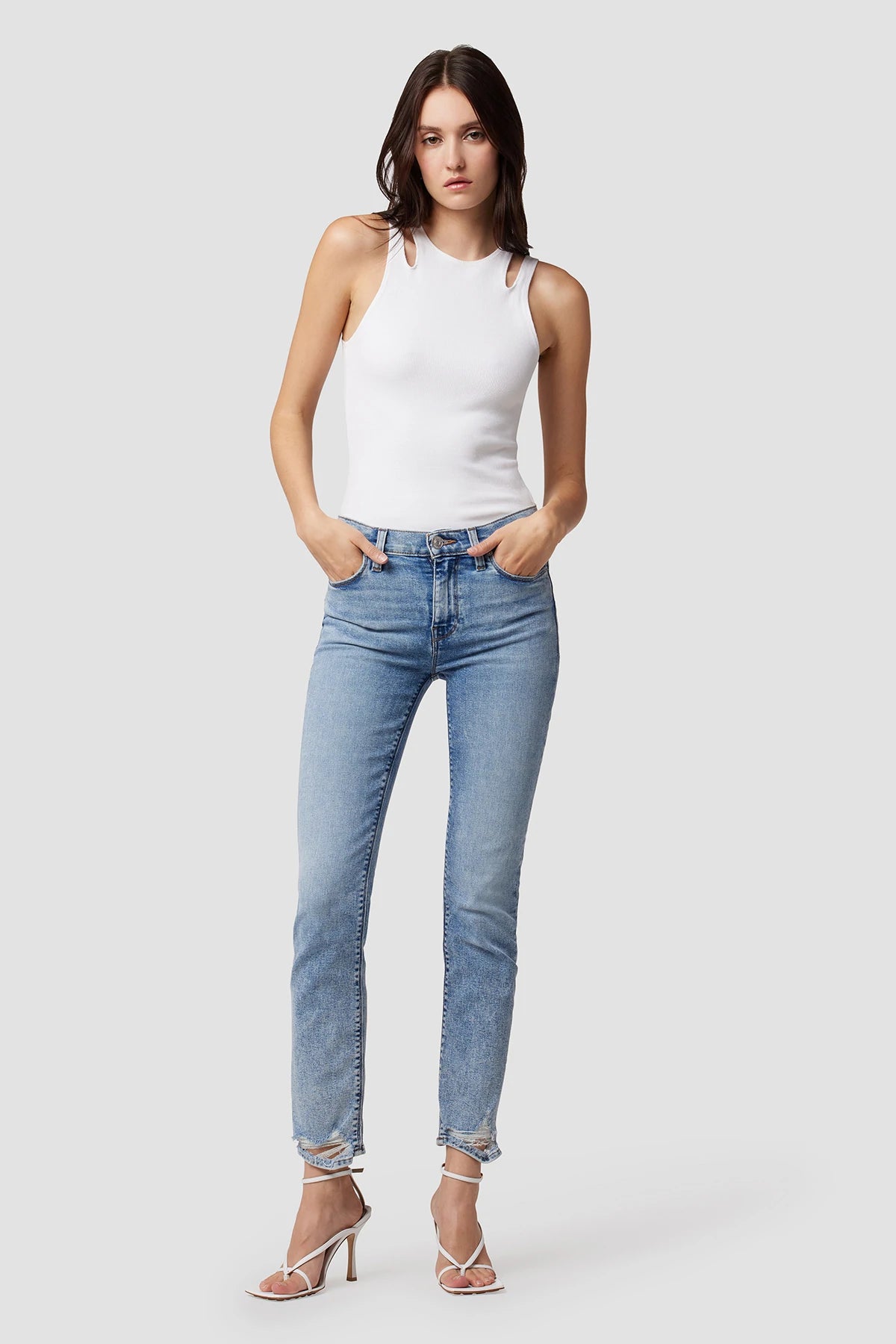 Nico Mid Rise Straight Ankle - Superstar by Hudson | 25 South Boutiques