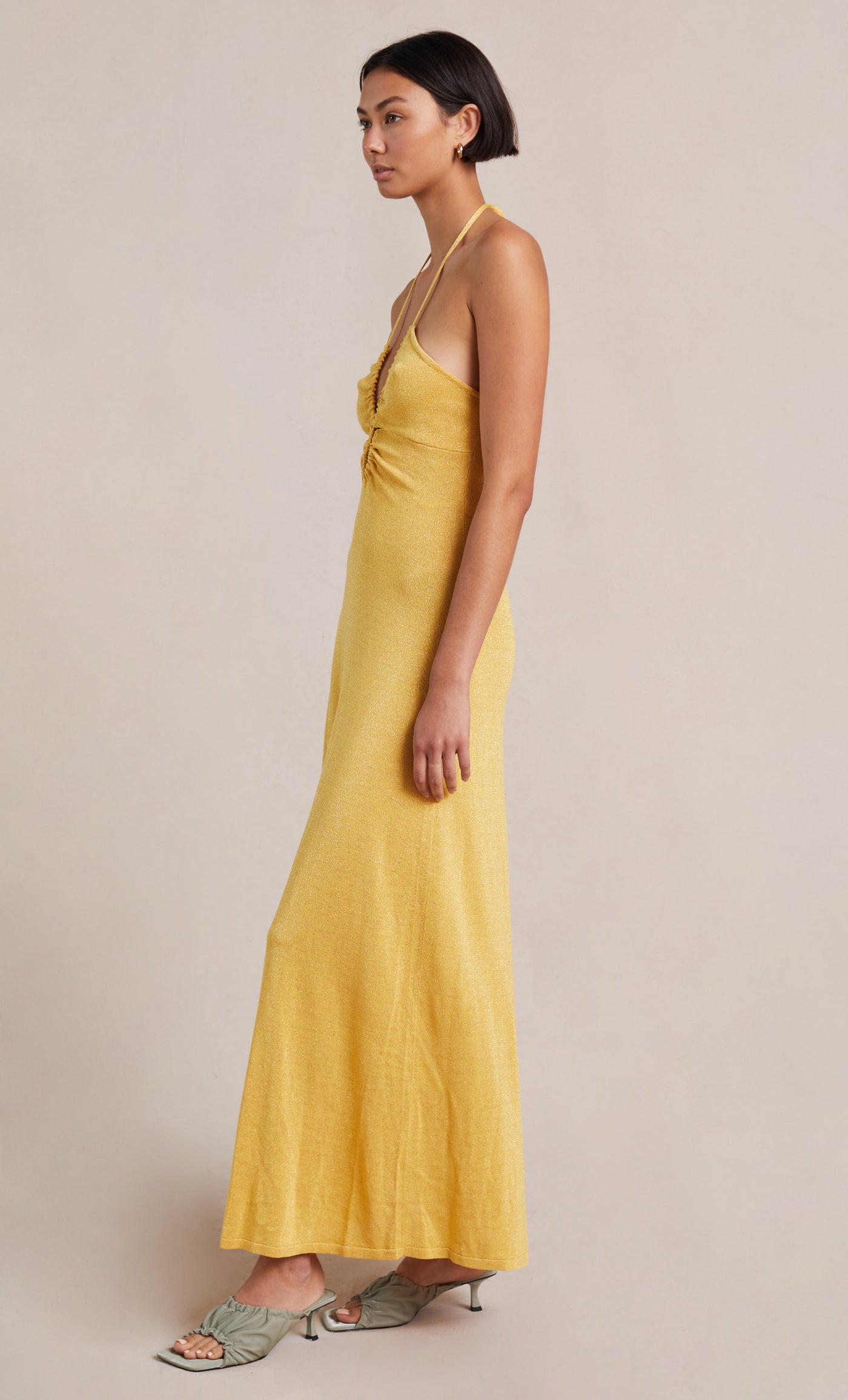 Indya Knit Maxi Dress - Straw by Bec & Bridge — alternate view
