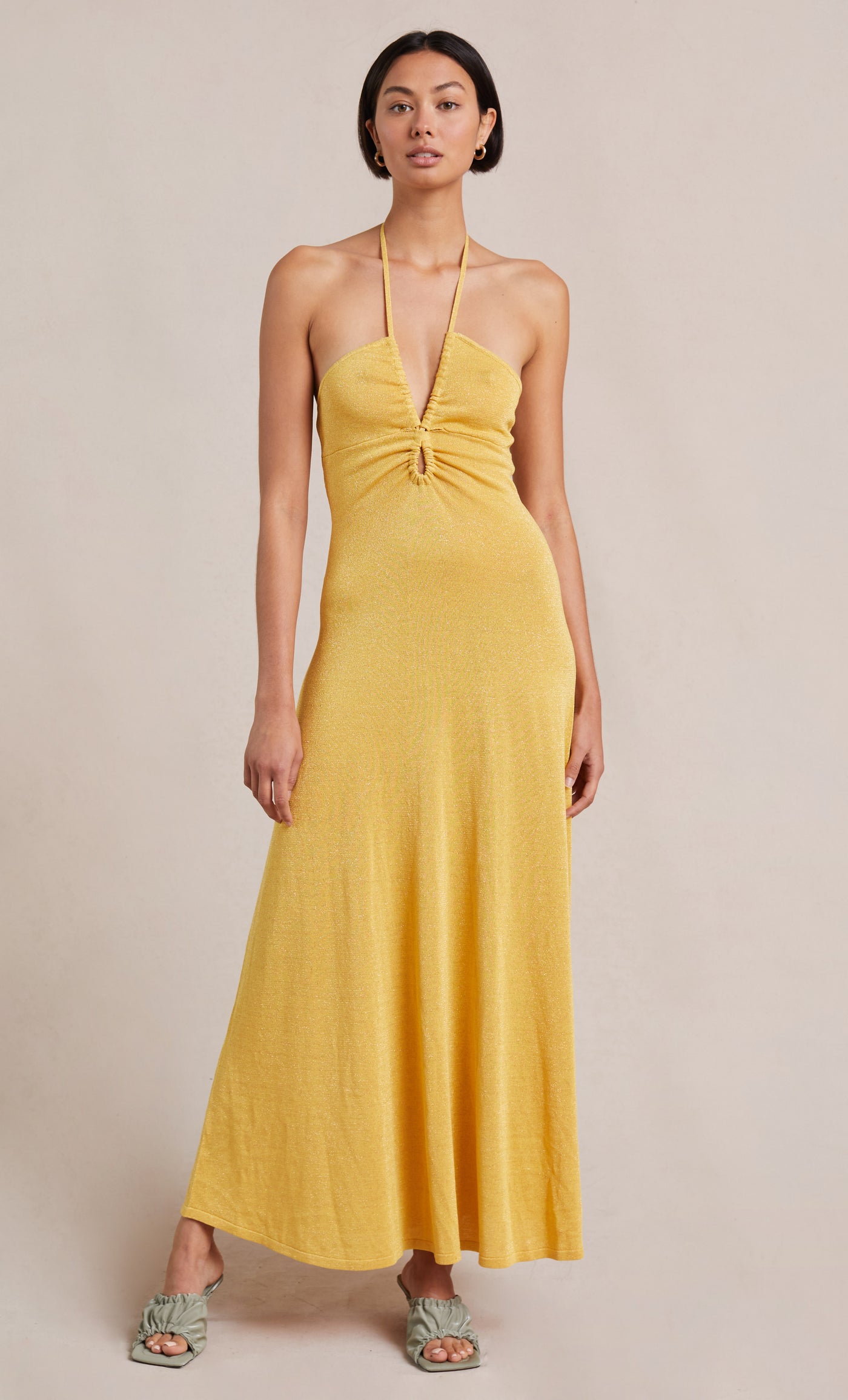 Indya Knit Maxi Dress - Straw by Bec & Bridge | 25 South Boutiques
