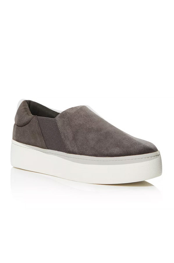 Warren Sneaker - Steel Suede by Vince — view 4