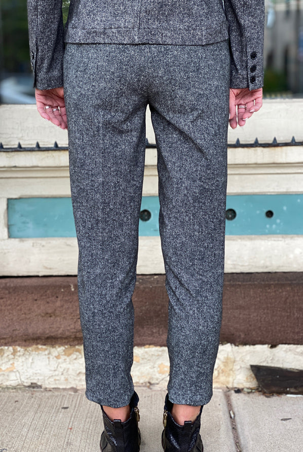 Suit Pants - Black Multi by European Culture — view 4