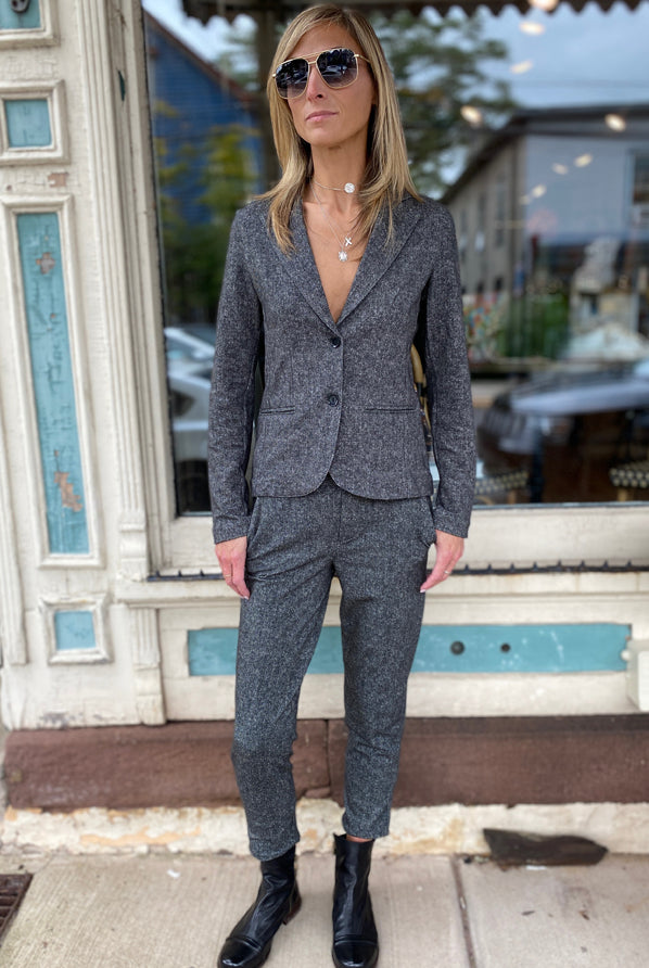 Suit Pants - Black Multi by European Culture — alternate view