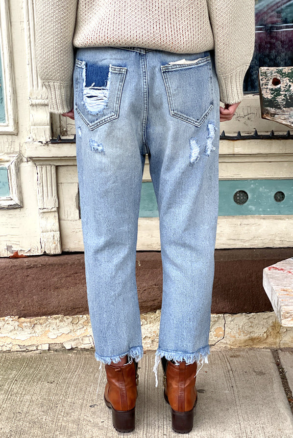 Omar Drop Boyfriend Jeans - Lakewood by SER.O.YA — view 5