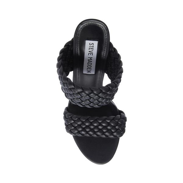 Tangle Sandal - Black by Steve Madden — view 5