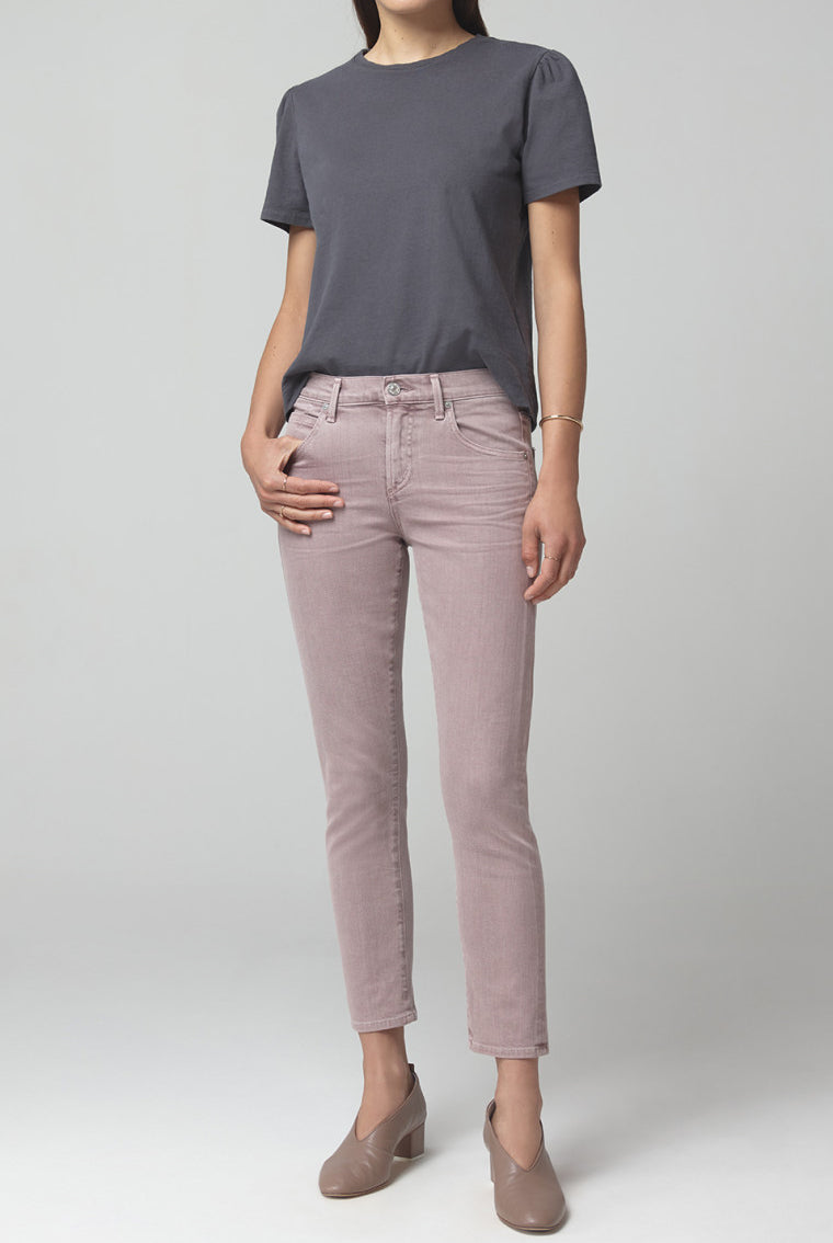 Elsa Mid Rise Slim Fit Crop - Thistle by Citizens of Humanity | 25 South Boutiques