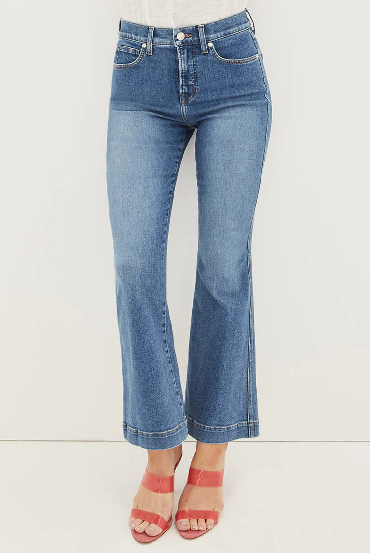 Carson Kick Flare Jean - Tide Down by Veronica Beard — alternate view