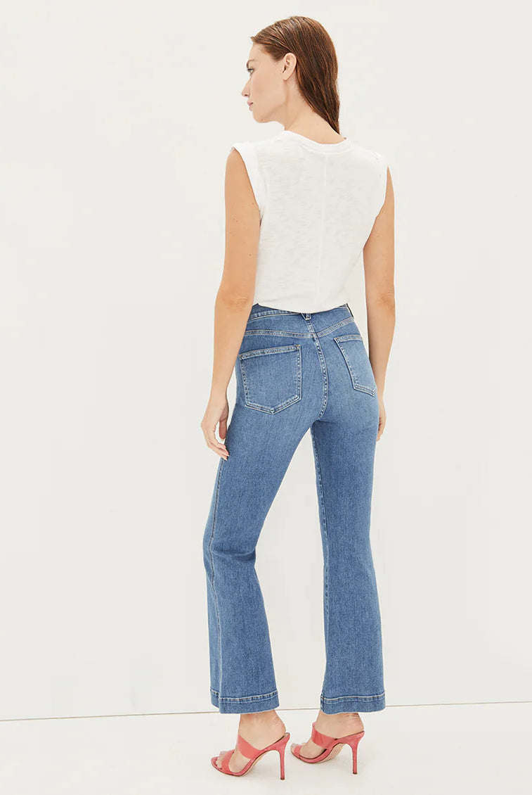 Carson Kick Flare Jean - Tide Down by Veronica Beard — view 4
