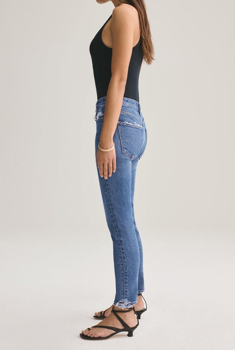 Toni Mid Rise Straight Fit - Stratosphere by AGOLDE — alternate view
