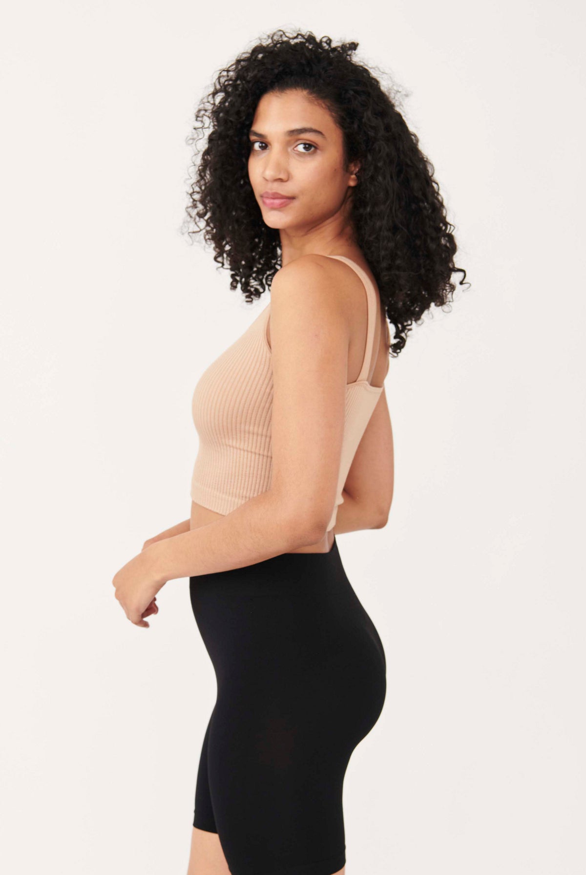 Solid Rib Brami - Tea Tree by Free People — view 3