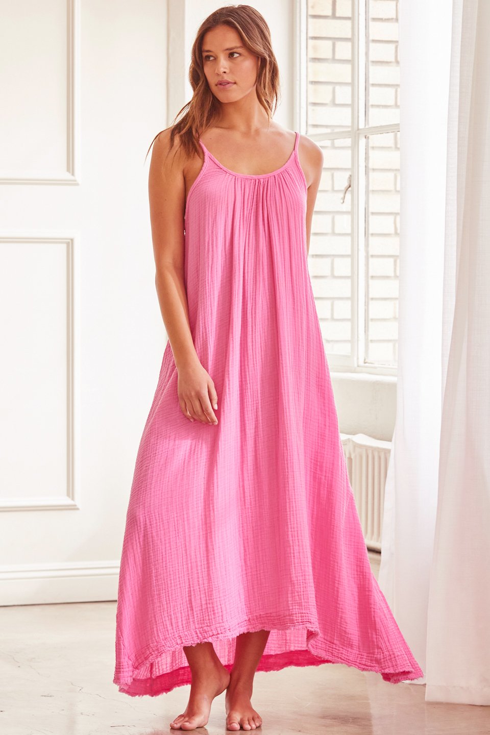 Tulum Low Back Maxi Dress - Peony by 9Seed | 25 South Boutiques