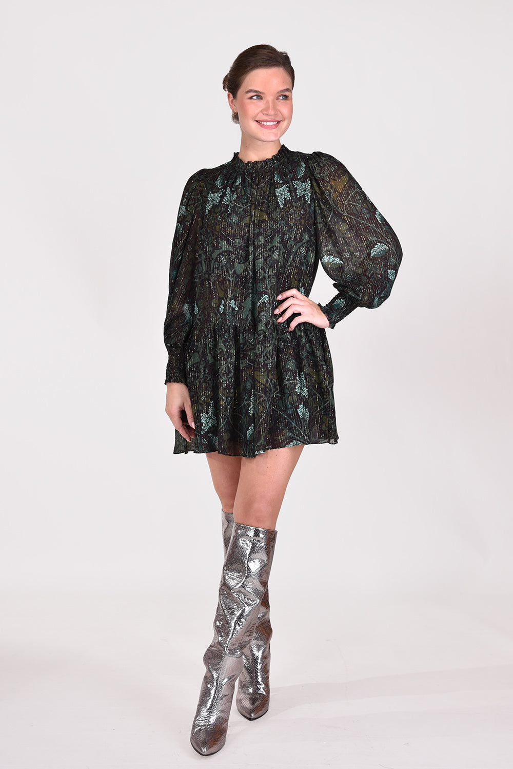Maja Dress - Rainforest by Ulla Johnson — alternate view