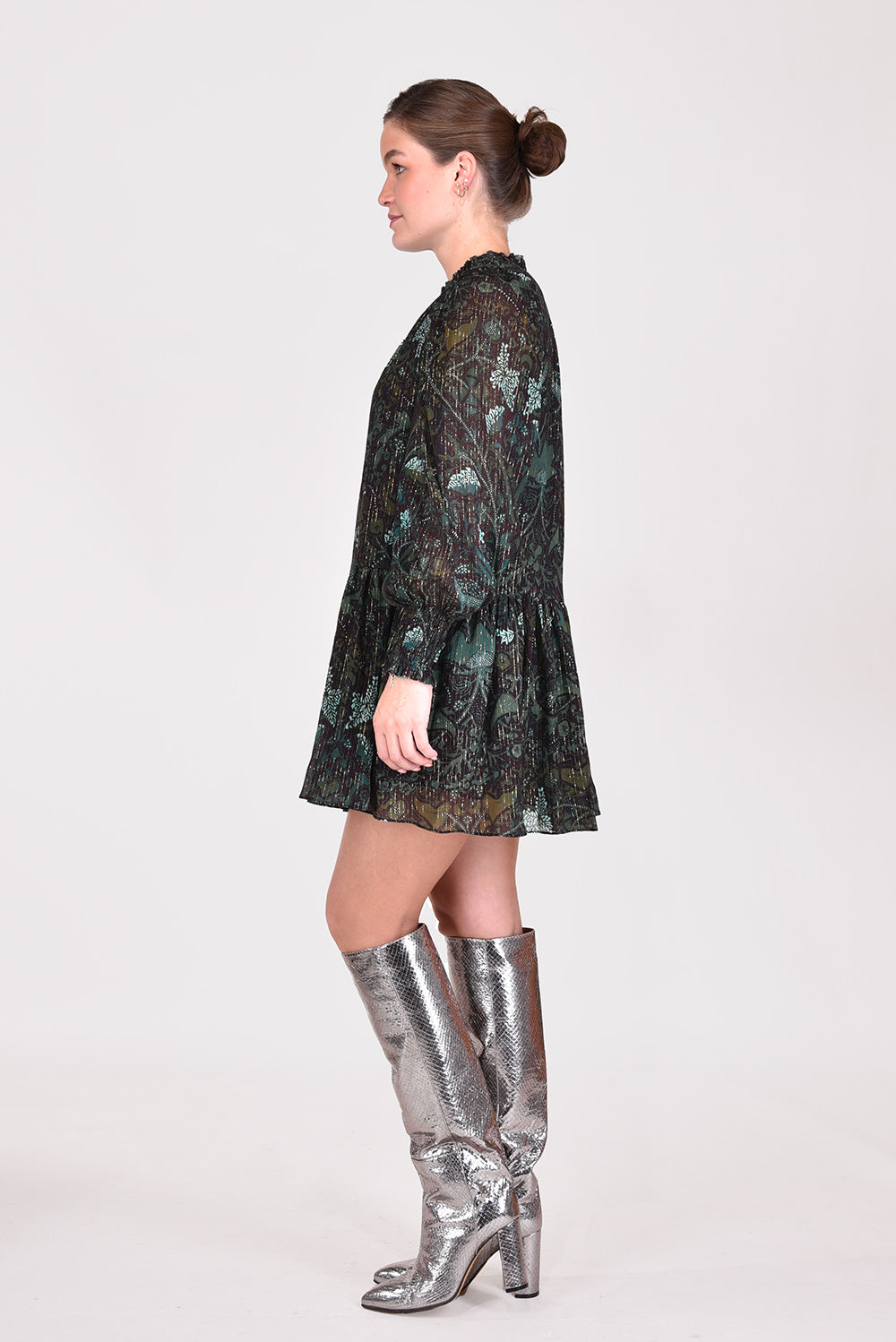 Maja Dress - Rainforest by Ulla Johnson — view 4