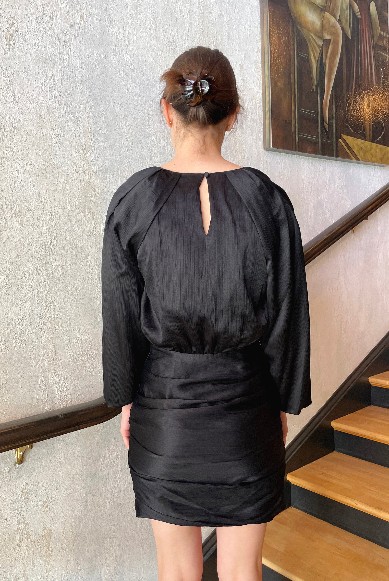 Gracelynn Dress - Black by Veronica Beard — view 3